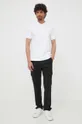 Calvin Klein polo bawełniane biały