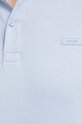 Bavlněné polo tričko Calvin Klein modrá K10K111657