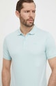 Oblačila Bombažen polo Calvin Klein K10K111657 turkizna