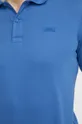 μπλε Βαμβακερό μπλουζάκι πόλο Calvin Klein
