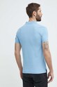 Дрехи Памучна тениска с яка Calvin Klein Jeans J30J323394 син