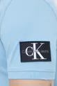 plava Pamučna polo majica Calvin Klein Jeans