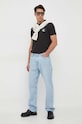 Calvin Klein Jeans polo J30J323395 czarny AW23