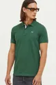 πράσινο Βαμβακερό μπλουζάκι πόλο Tommy Jeans