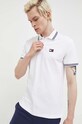 Tommy Jeans polo bawełniane biały DM0DM16589
