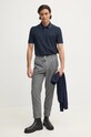 BOSS polo de bumbac 50494697 bleumarin SS25