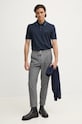 Bavlnené polo tričko BOSS 50494697 tmavomodrá NC25