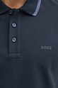 Bavlnené polo tričko BOSS 50494697 tmavomodrá