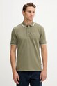 Bombažen polo BOSS zelena 50494697