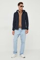 BOSS polo bawełniane 50495709 beżowy AW23