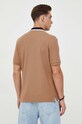 Odzież BOSS polo bawełniane 50495709 beżowy