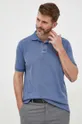 Βαμβακερό μπλουζάκι πόλο Polo Ralph Lauren μπλε