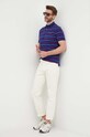 Polo Ralph Lauren polo bawełniane 710910519 granatowy AW23