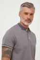 γκρί Βαμβακερό μπλουζάκι πόλο Pepe Jeans Lisson