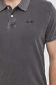 Βαμβακερό μπλουζάκι πόλο Pepe Jeans Oliver PM541983.990 γκρί