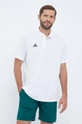 biały adidas Performance polo treningowe Entrada 22 Męski