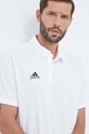 adidas Performance polo treningowe Entrada 22 biały HC5067