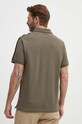 Îmbrăcăminte Armani Exchange polo de bumbac 6RZFLM.ZJM5Z verde
