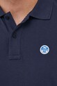 North Sails polo bawełniane 692423 granatowy