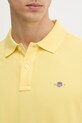 Gant polo bawełniane 2210. żółty