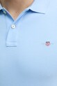 Gant polo de bumbac 2210. albastru