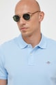 Gant polo in cotone blu 2210.