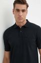 Gant polo bawełniane czarny 2062025