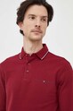 Tommy Hilfiger longsleeve bordowy MW0MW33217