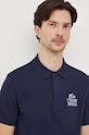 Поло Lacoste темно-синій PH1136