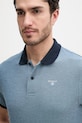 Barbour polo bawełniane granatowy MML0628