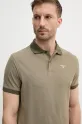 Barbour cotton polo shirt green MML0628