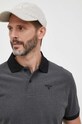 Barbour polo de bumbac negru MML0628