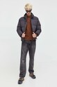 HUGO longsleeve bawełniany 50467939 brązowy AW23