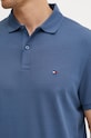Бавовняне поло Tommy Hilfiger темно-синій MW0MW35585