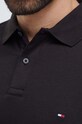 Tommy Hilfiger polo bawełniane czarny MW0MW35585