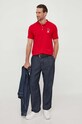 Karl Lagerfeld polo 532221.745420 czerwony SS24