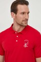 Karl Lagerfeld polo czerwony 532221.745420