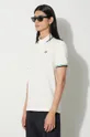beige Fred Perry cotton polo shirt