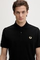 Fred Perry polo de bumbac negru M3.157