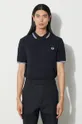 navy Fred Perry cotton polo shirt Men’s