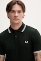 Fred Perry polo bawełniane zielony M3600.T50