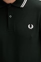 Fred Perry polo bawełniane M3600.T50 zielony