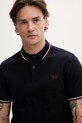 Fred Perry polo bawełniane granatowy M3600.T55