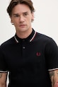 Fred Perry polo bawełniane granatowy M3600.T55