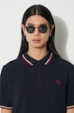 Fred Perry polo bawełniane M3600.T55 granatowy