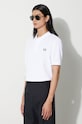 Fred Perry polo bawełniane biały M6000.100
