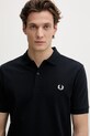 Fred Perry cotton polo shirt navy M6000.608