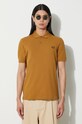 Fred Perry cotton polo shirt brown M6000.S81