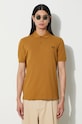 Fred Perry cotton polo shirt brown M6000.S81