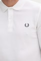 Fred Perry longsleeve bawełniany M6006.100 biały